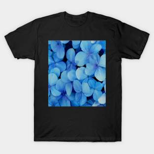 Blue Petaled flower T-Shirt